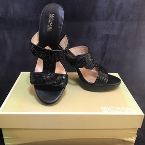 Michael Kors Amber TVEG Slide - Black